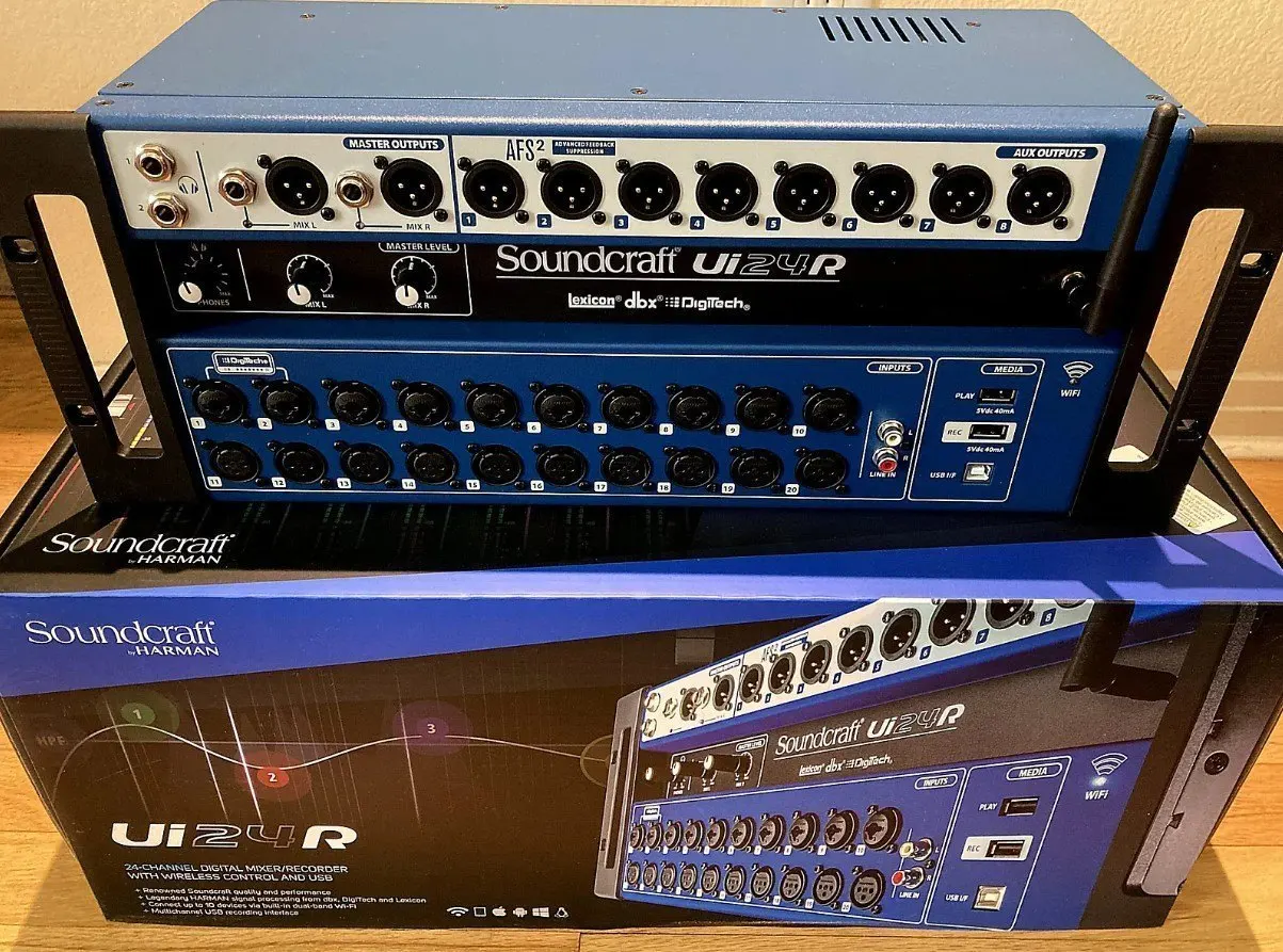 

Совершенно новый цифровой микшер-рекордер Soundcraft Ui24R, 24 канала