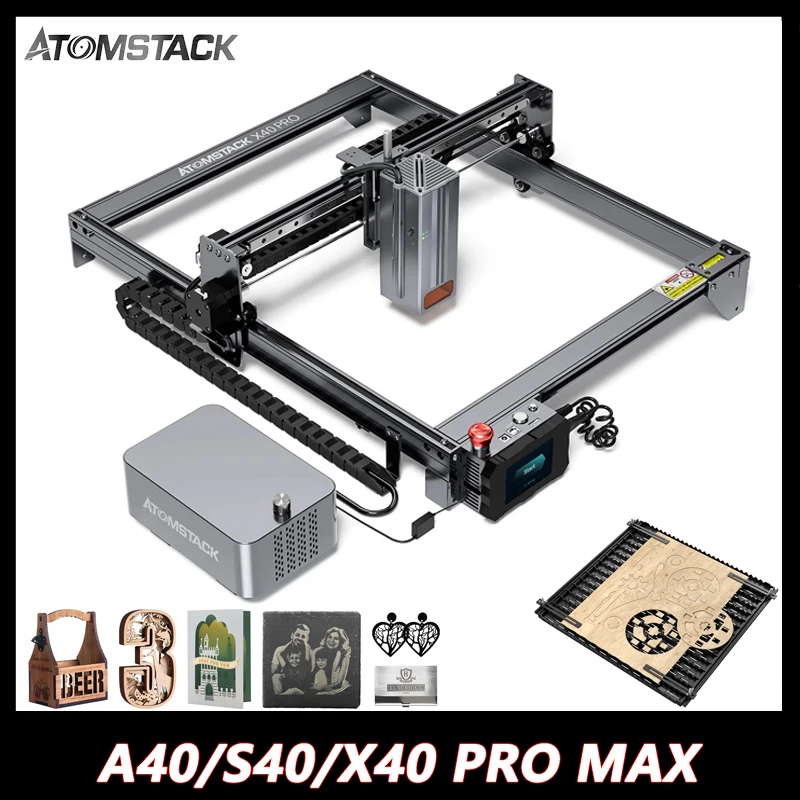 

ATOMSTACK A40 S40 X40 Pro Max 210W Laser Cutting Machine with Air Assist High Performance Wood Metal Acrylic CNC Laser Machines