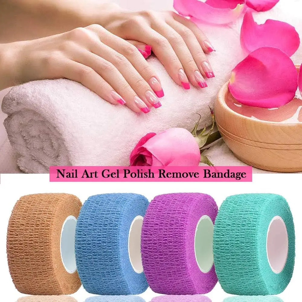 8 Rolls 2.5cm Width Finger Elastoplast Self Adhesive Bandage Cohesive Bandages Adherent Wrap Pet Tape