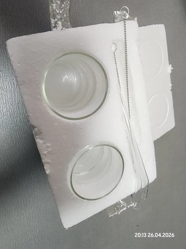 Lot de 2 Gobelet En Verre 350ML