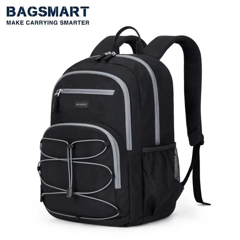 

Рюкзак BAGSMART для колледжа, школьный рюкзак для ноутбука 15,6 дюйма, модная дорожная сумка для книг для девочек, повседневный рюкзак для компьютера