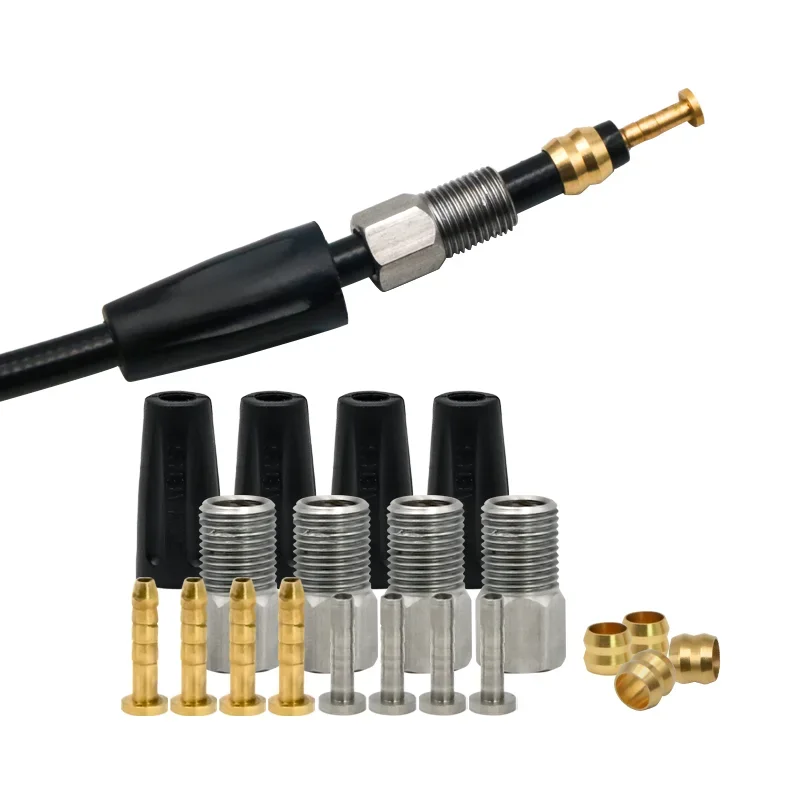 AliExpress Bicycle Oil Needle Olive Head Suit BH90 /BH59 Tubing Pipe Oil Hydraulic Disc Hose Pressing Ring T Brake Accessories
