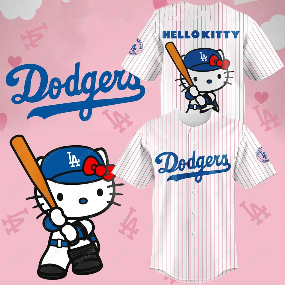 New Hot Sale Los Angeles 24/25 Classic Casual Dodgers Button-Up Jersey Adult&Kid jersey Outdoor Exercise Women's Tops Jerseys