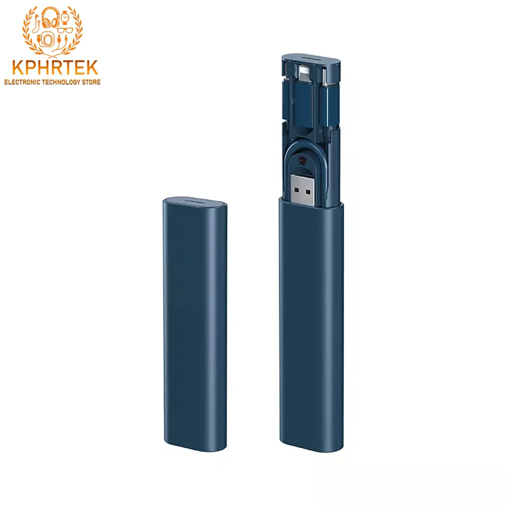 50 PCs Digital box data cable multi-function one-to-three adapter adapter mobile phone holder uses type-C