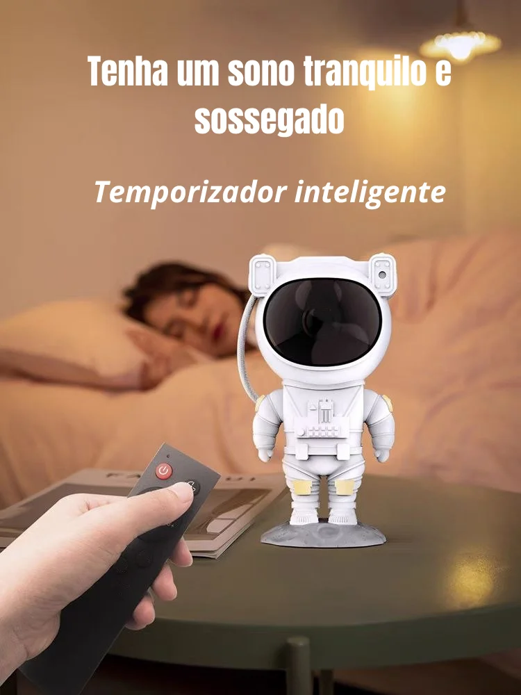 Projector Astronaut Stars and Galaxia Have a Quiet Sleep RGB Night Light Space Light Calm and Relaxing Environment