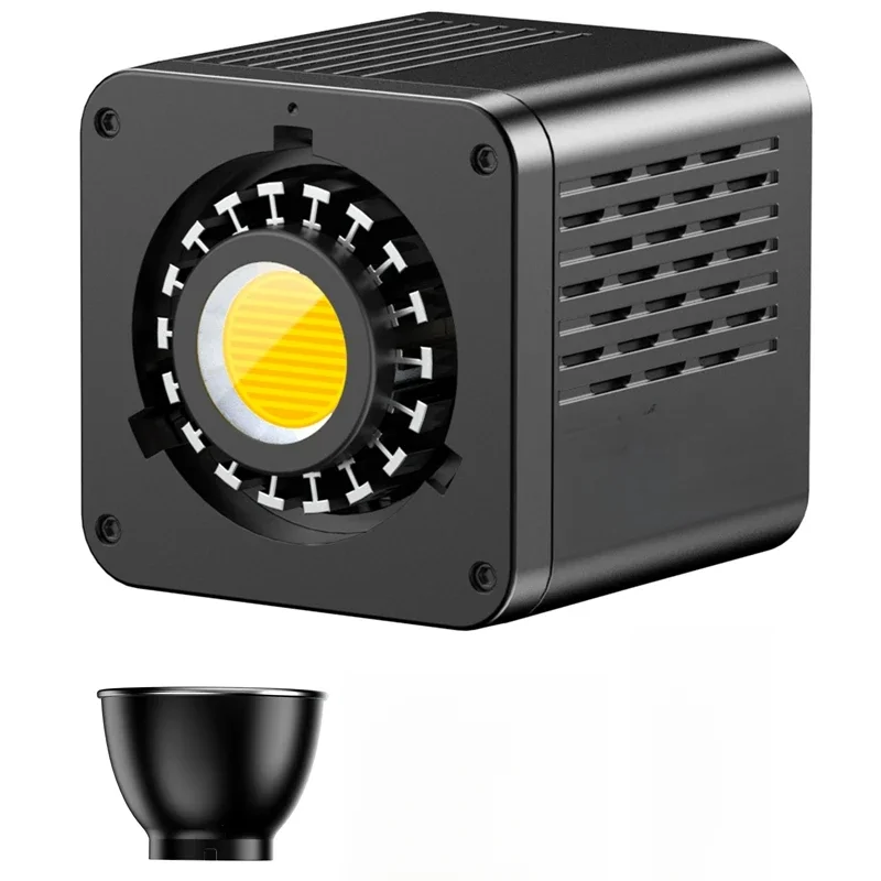 Ulanzi L023 40W Pro Videolamp Tweekleurig COB-licht Mini Bowens Mount Videolicht 3400mAh 2500K-6500K met DC & Type-C-poort - afbeelding 2