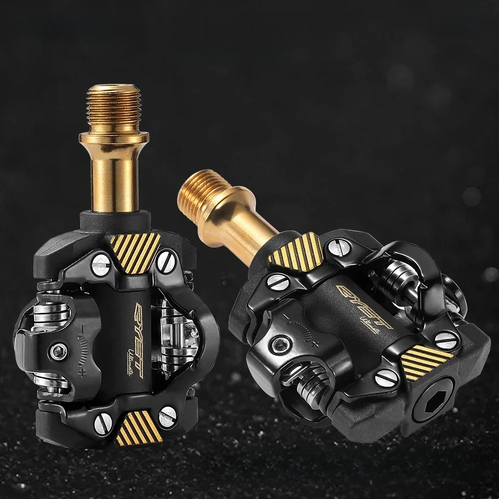 AliExpress 2024 RYET Bicycle Pedal SPD Clipless Mountain Bike Pedals Mountain Bicycle Pedal Dual Platform MTB Clipless Pedal Cycling parts