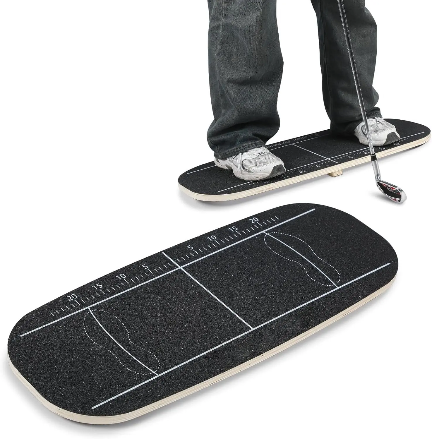 Golf Balance Board Swing Training Aid Gravity Transfer Golf Swing Plate Training Equipment Shift Weight Increase Consistency
