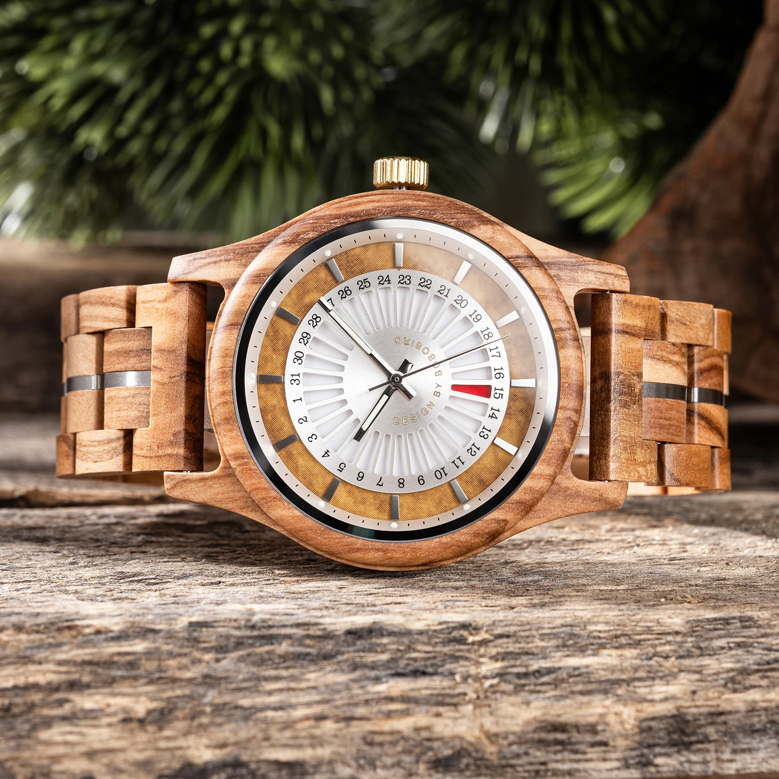 BOBO BIRD Design Wooden Watch For Men Original Quartz Wood Watches For Wrist Luxury Men\'s Wooden Wristwatch Clock שעון יד גברים