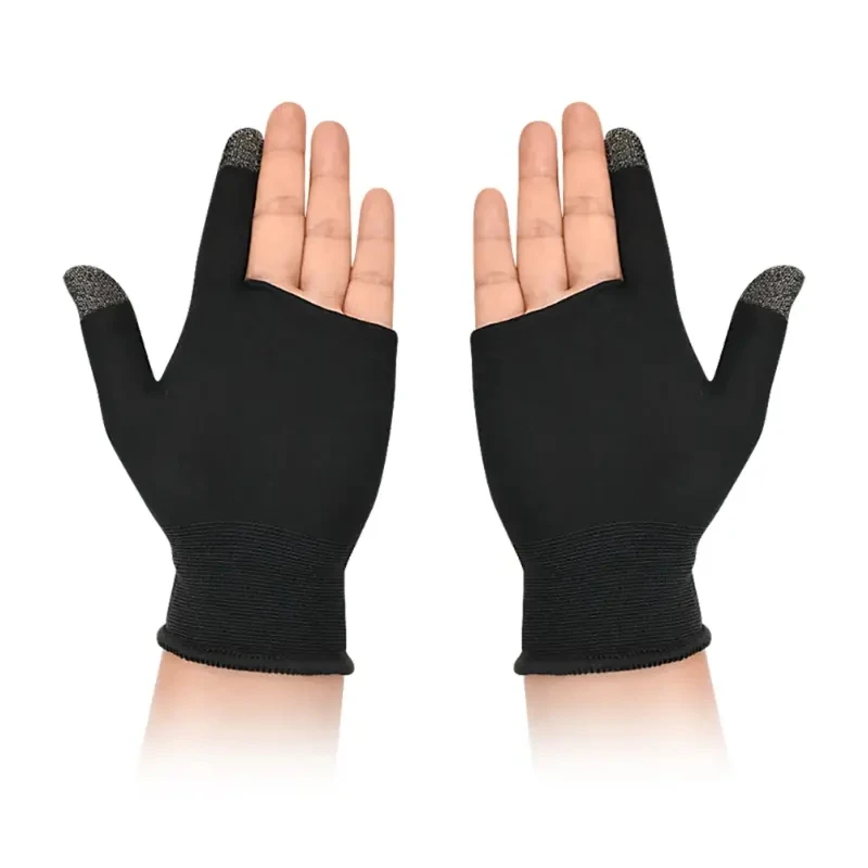 1 Par de Fundas para Dedos de Juego, Transpirables, con Pantalla Táctil, para PUBG, Juegos de Teléfono Móvil
