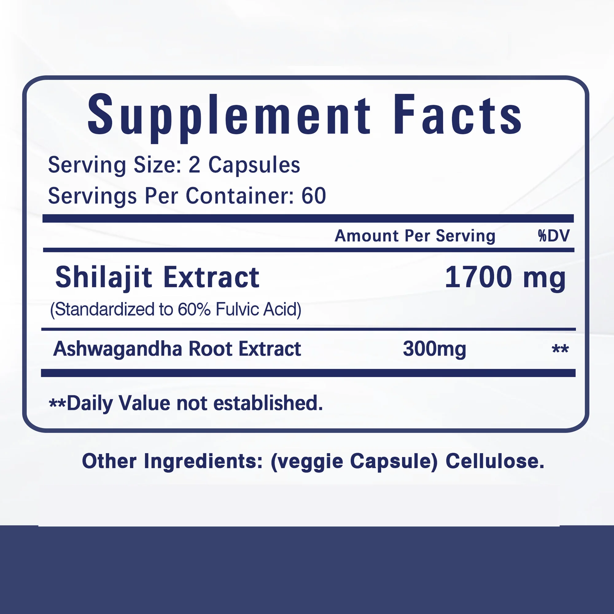 Shilajit - High in Trace Minerals & Fulvic Acid - Enhances Energy, Endurance and Immunity, Relieve Fatigue - 120 Capsules