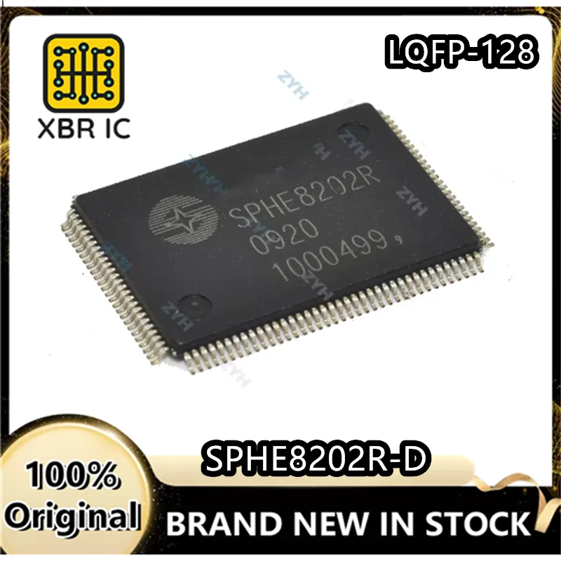 (6/20 pieces) SPHE8202R SPHE8202R-D QFP128 universal decoder board DVD decoder board chip brand new original spot
