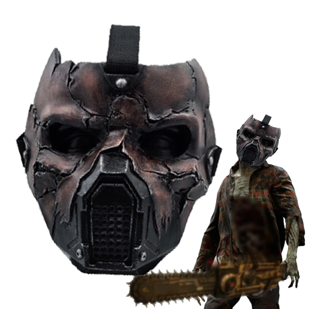 

Cos Tactical Mask Cosplay Costume Wearable Helmet Protective Breathable Mask Resin Prop for Halloween Comic-Con Party Carnival