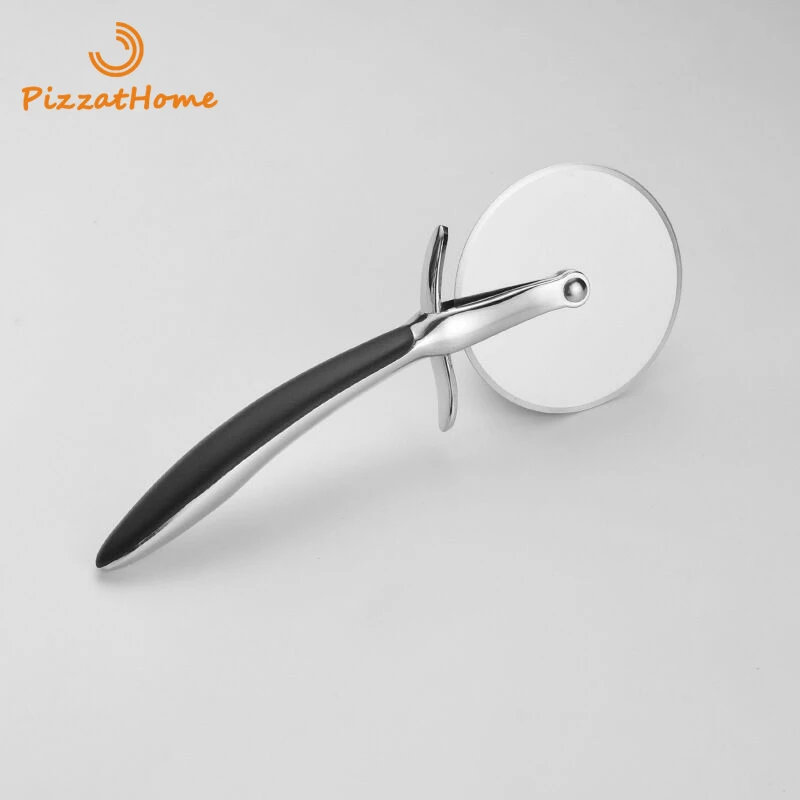 

PizzAtHome Zinc Alloy Pizza Cutter Knife Smooth Rotating Pizza Slicer Wheel Round Knife Pasta Cutter with Handle Baking Tools