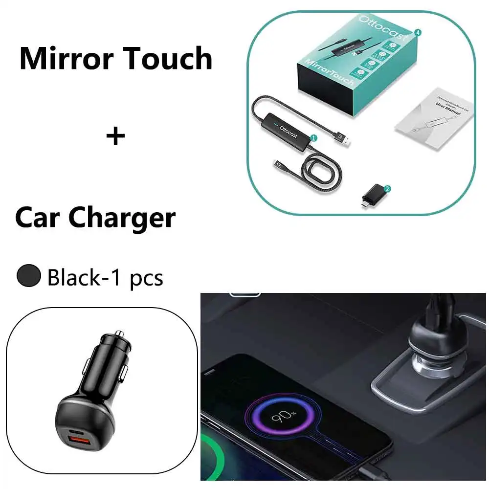 OTTOCAST Mirror Touch Wireless CarPlay New Car Accessories for iOS