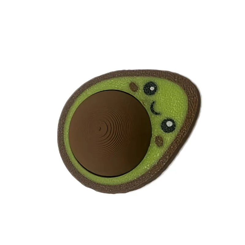 1 Piece Mini 3D Printed Avocado, Realistic Avocado, Stress-Relief Fruit Ornament, Birthday Gift, for Adults to Relieve Stress and Relax