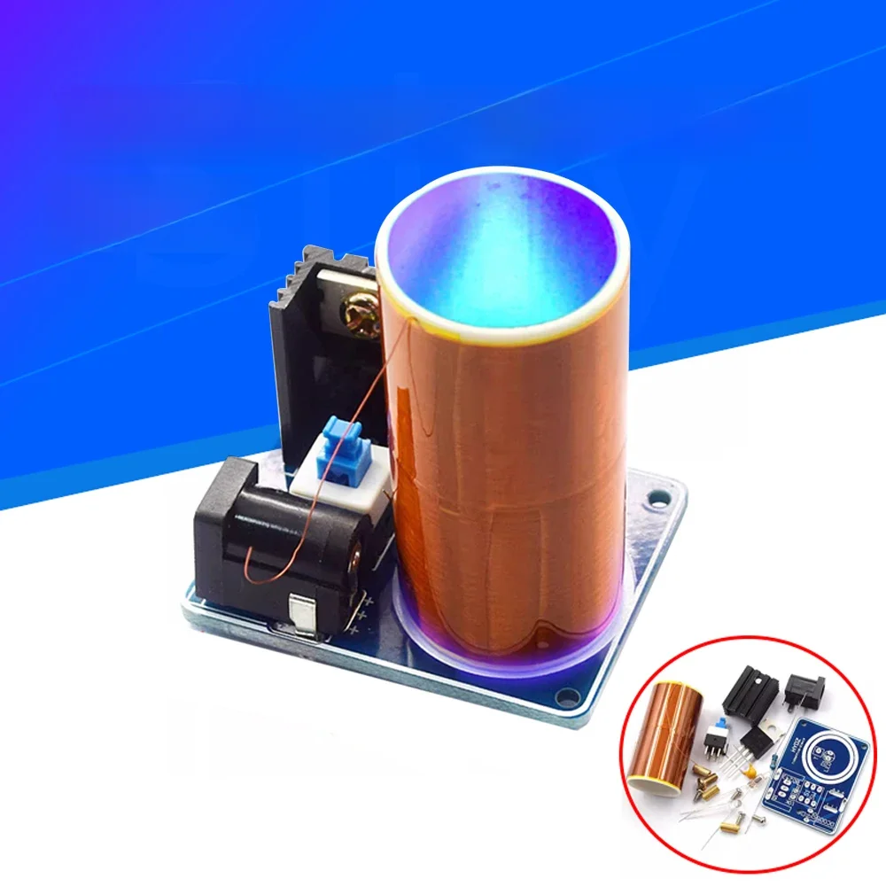 BD243 Mini zestaw cewek tesli magiczne rekwizyty DIY części puste światła technologia elektronika Diy BD243C — zdjęcie 2