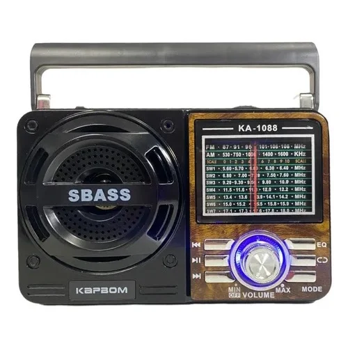 Radio Am Fm Portatil Retro Vintage Antiguo Laterna Usb Kapbom KA-1088