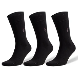 Bamboo Dress Socks for Men Classic Men's Business Casual Dress Socks 3 Pairs
