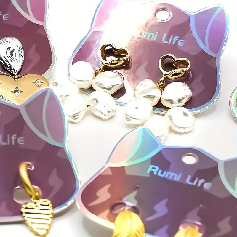 

A set of five pairs of multi-functional earrings, designed with light luxury temperament, suitable for daily festivals and parti