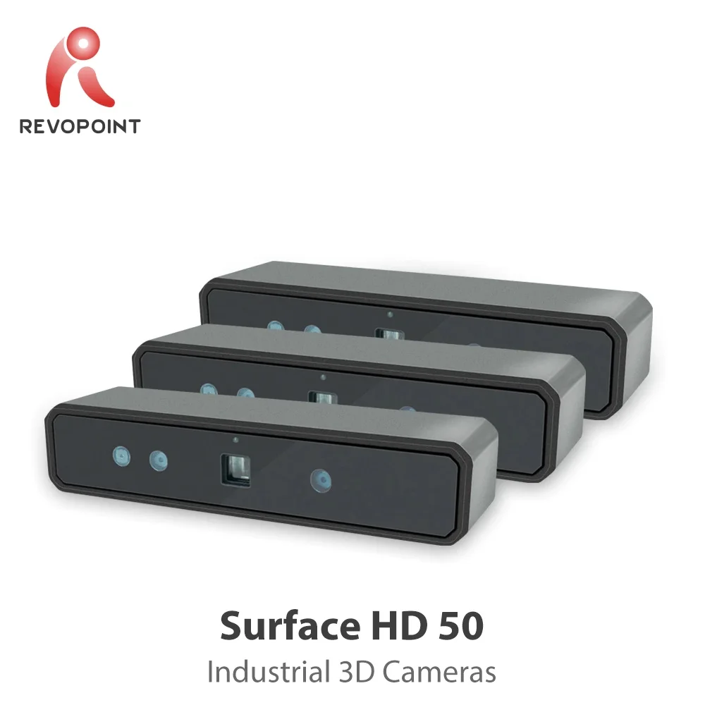 

Промышленные 3D-камеры Surface HD 50, высокоточное сканирование в реальном времени и стабильный выход, бинокулярный инфракрасный структурированный свет