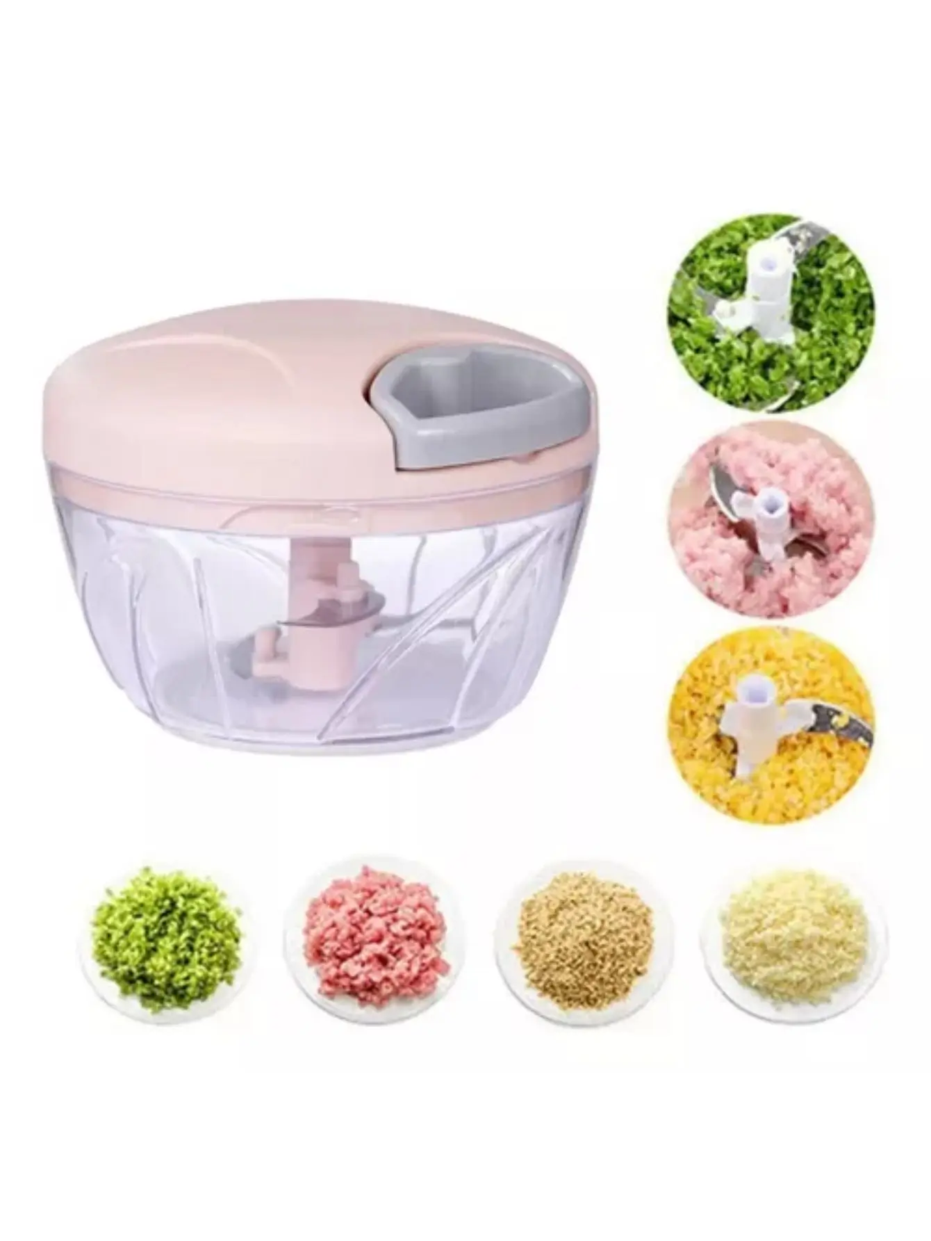 محضرة طعام يدوية صغيرة ، 3 شفرات #1