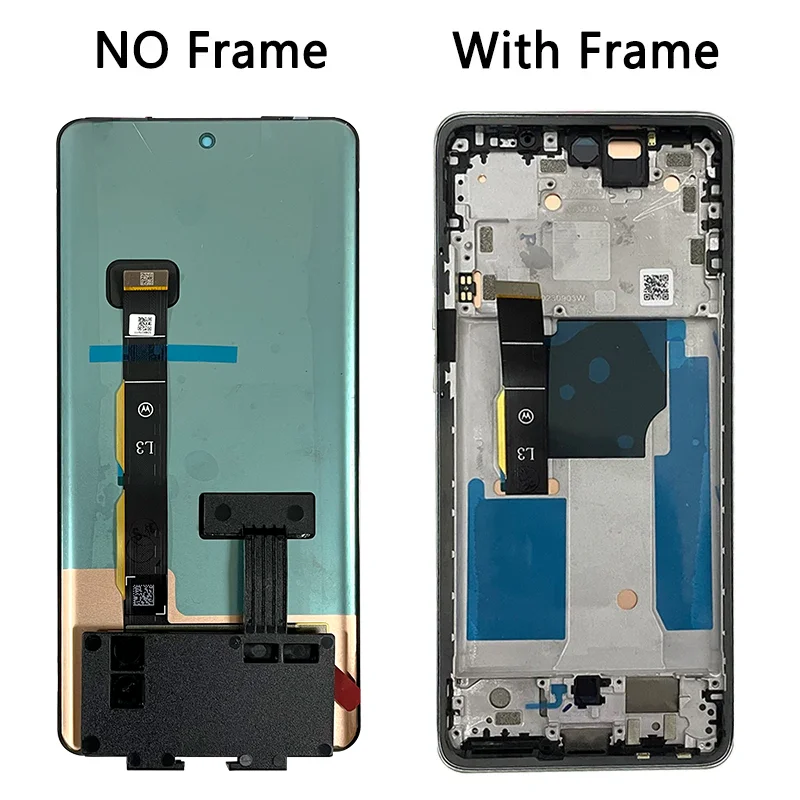 AMOLED 6.55\'\' For Motorola Edge 40 Neo LCD XT2307-1 Display Touch Screen Digitizer Assembly For Moto Edge40 Neo LCD Replace