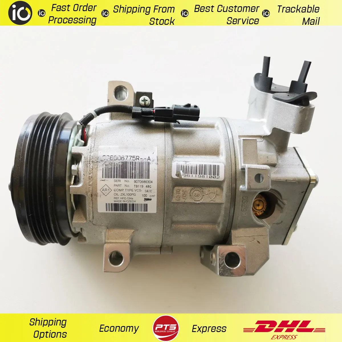 

Air Conditioning Compressor for Logan Sandero 2 Clio 4 Captur D4F 1.2 16V 926006775R Fast Shipping From Warehouse