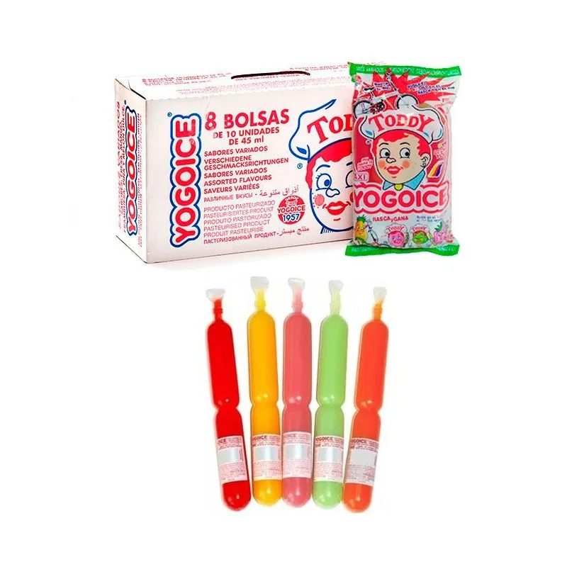 YOGOICE Helado de hielo de paquete de 10+2 unidades-CAJA 8 Paquetes