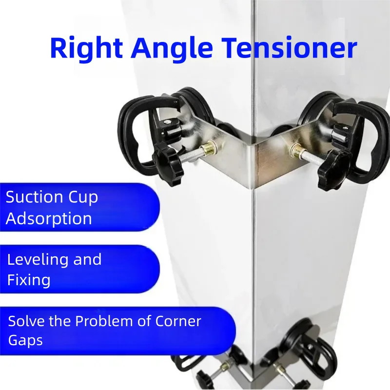 

Устройство для выравнивания швов на столешницах, для керамической плитки, мрамора, аквариумов, с присосками для фиксации под углом 90 градусов и регулировки натяжения