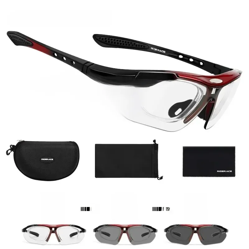 AliExpress riderace RIDERACE Cycling Sunglasses Photochromic Sun Glasses MTB Mountain Bike Eyewear Sports Cycle Road Bicycle Goggles