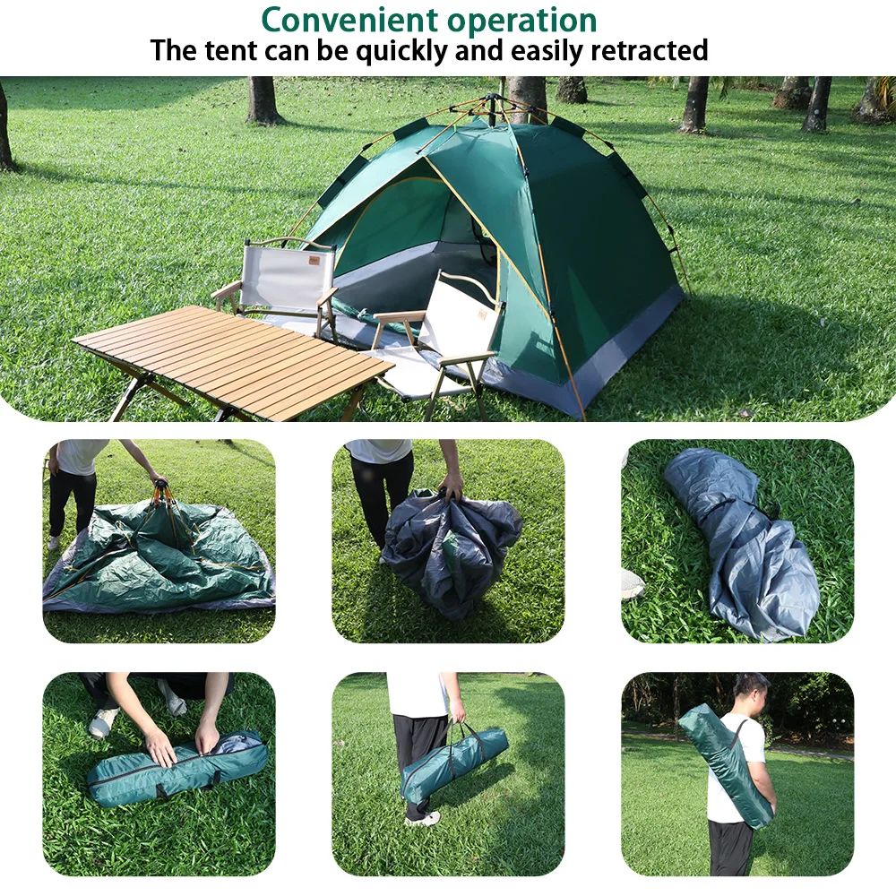 Portable Flower tent for 3-4 people self-driving automatic quick open portable rainsafe sunshade