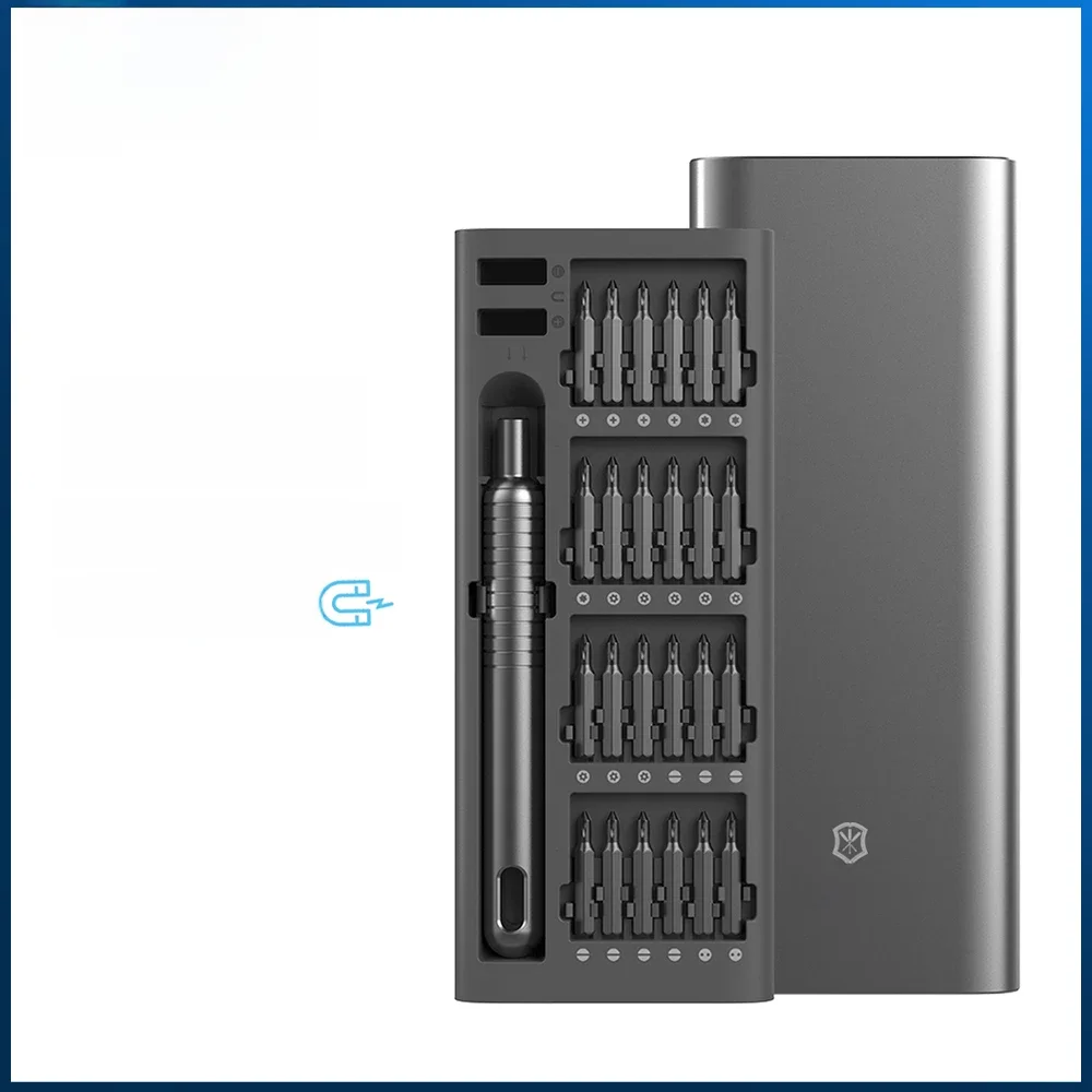 Conjunto de Chave de Fenda Portátil Manual Kit de Ferramentas Manuais Sem Fio Sem Fio Magnético