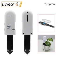 LILYGO® T-Higrow ESP32 Soil Tester DHT11 BEM280 Garden Flowers Temperature Moisture Sensor WiFi Bluetooth Wireless Control Meter