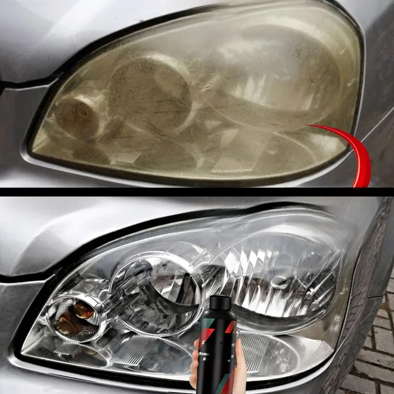 Agent de polissage pour phares de voiture, dissolvant de rayures, fluide de réparation, renouvellement des phares, Kit de liquide de polissage et d'entretien, accessoires automobiles
