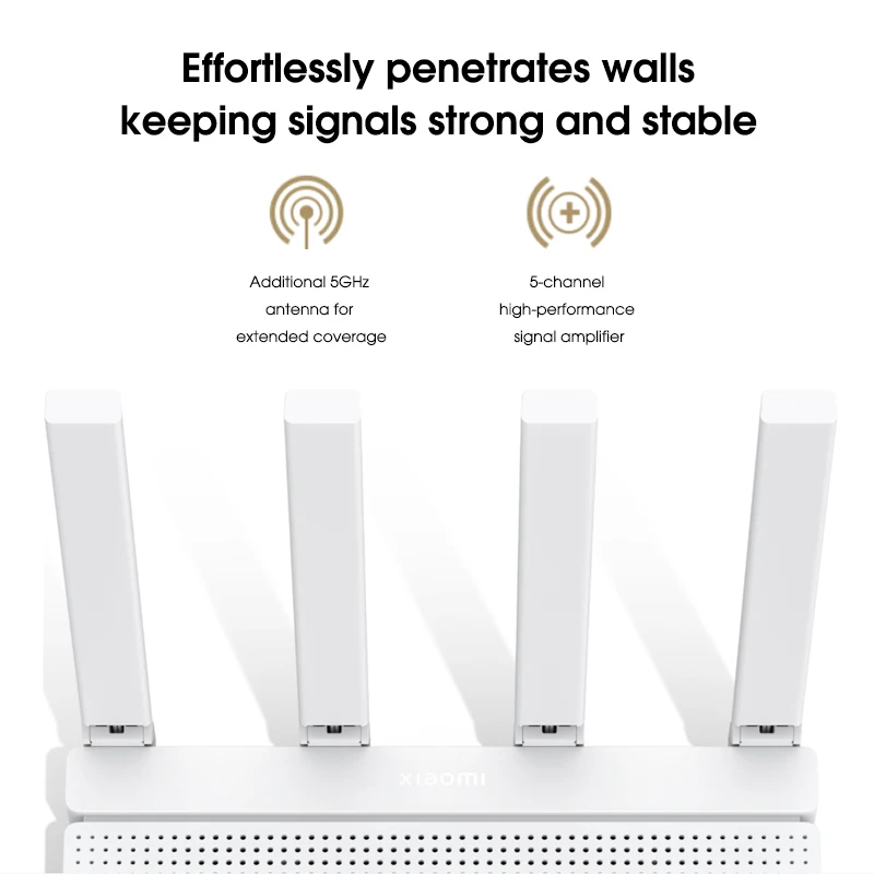 Xiaomi Router AX3000T WiFi 6 Gigabit Wireless Router 5G Dual-Band Mesh 3000Mbps Wireless Speed Supports Dual Xiaomi Router