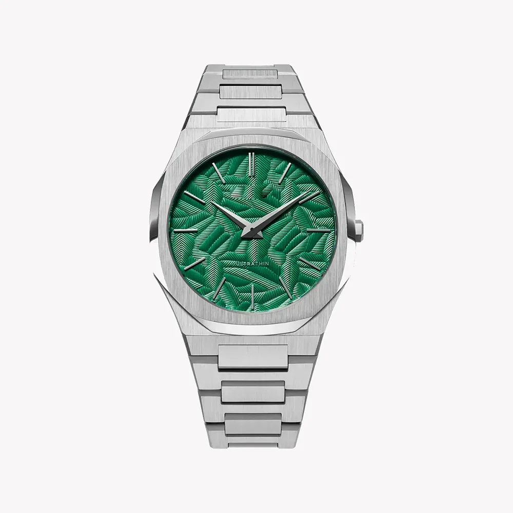 5ATM All Stainless Steel 40mm Untra Thin Minimalist Men Quartz Watch With Original Logo