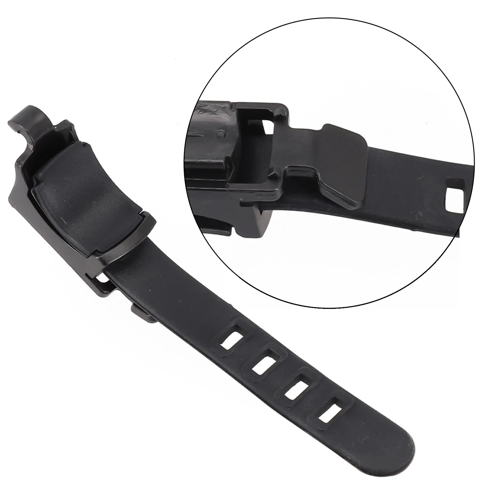 Support de lumière de vélo de haute qualité, facile à démonter, propre et rafraîchissant, support de lampe avant ABS noir, accessoires de vélo 1 pièce