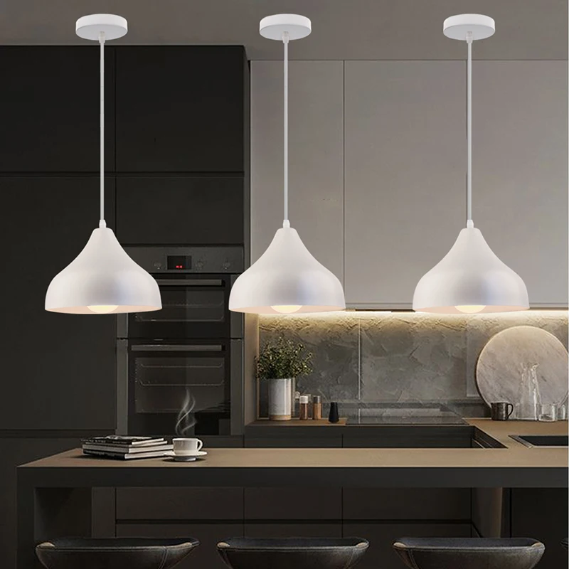 

Modern Pendant Ceiling Lamps Home Decor Loft Restaurant Droplight Dining Room Furniture Suspension Nordic Hang Lights