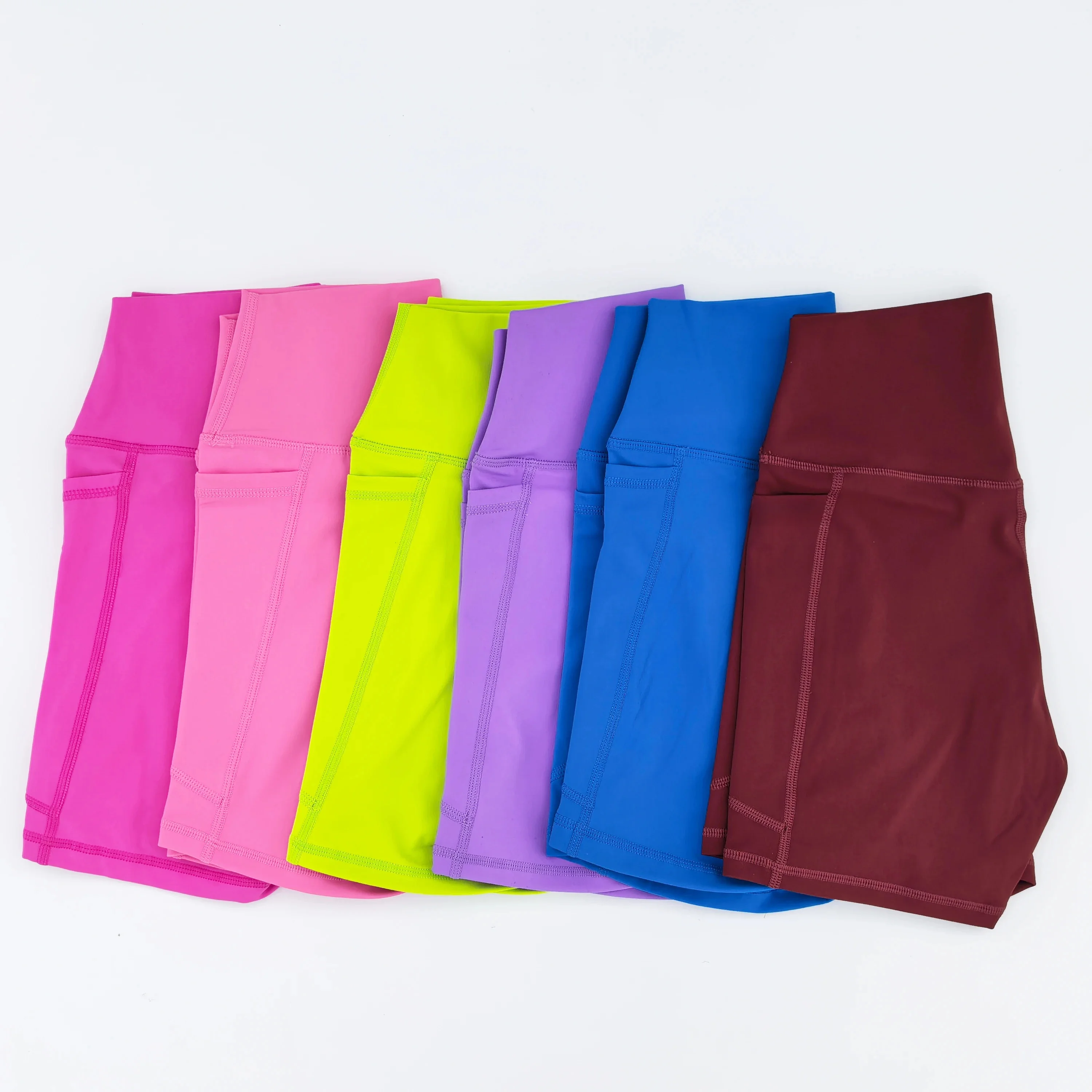 AliExpress NONE Women's Butt Lift Yoga Shorts High Waist Abdomen Cycling Shorts Quick-drying Breathable Fitness Tights Slim Sport Shorts