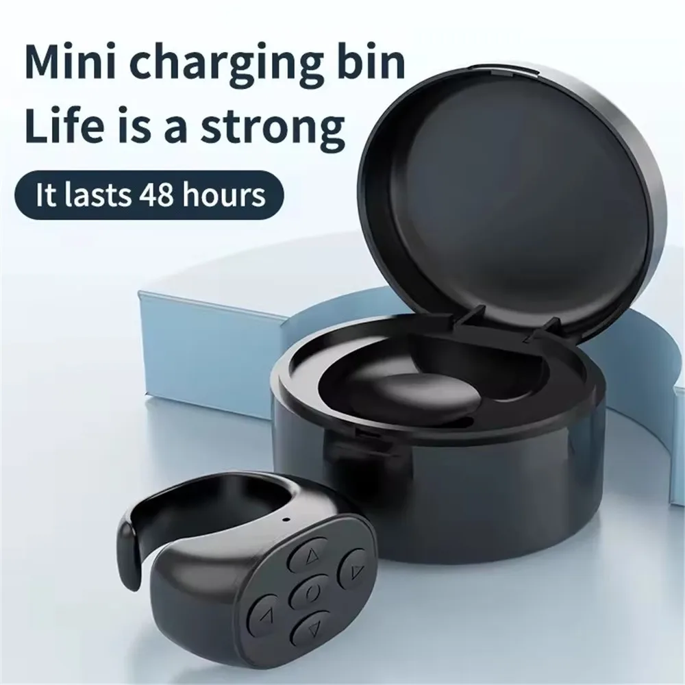 FANGTUOSI Ring Bluetooth Fernbedienung Fingertip Selfie Video Controller Automatische Page Turner Browsing Für Handy TikTok