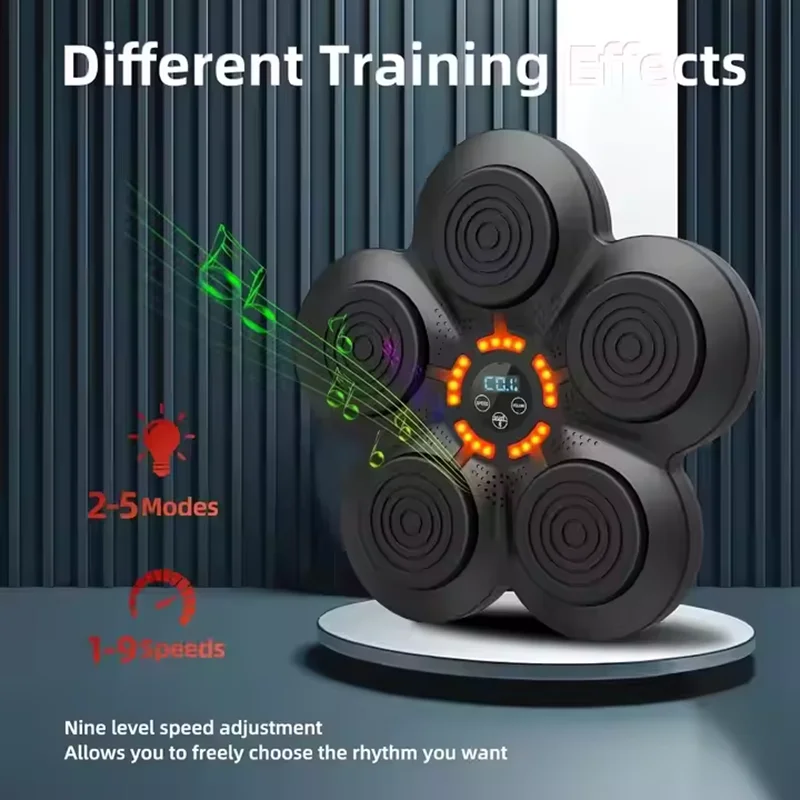 New Smart Music Boxing Training Adult/Children Sports Fitness Boxing Trainer Home Exercise Agility Reaction Training Wall Target