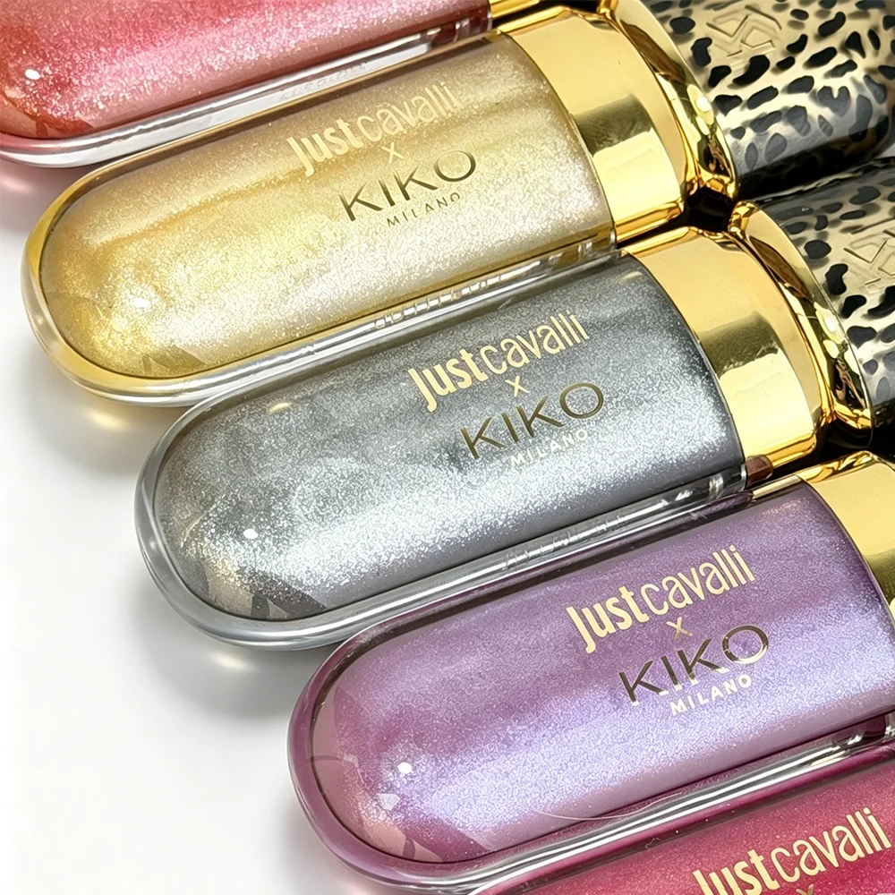 Just Cavalli x Kiko Milano 3D Hydra Lip Gloss Rebel Edition Long-lasting Moisturizing Shimmer Makeup Lip Gloss Lady Nature