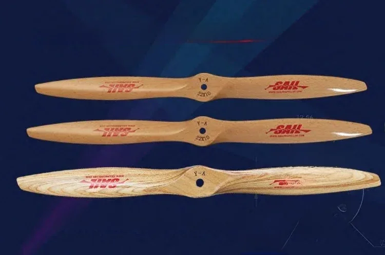 Hélice CW en hêtre haute efficacité SAIL Pour moteur Nitro et moteur à essence