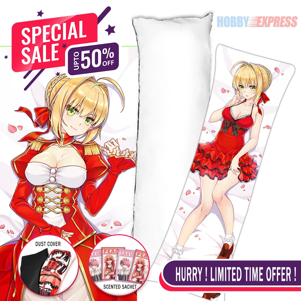 

Hobby Express Anime Dakimakura Japanese Otaku Waifu Hugging Body Pillow Cover Case Nero Claudius Fate 003892
