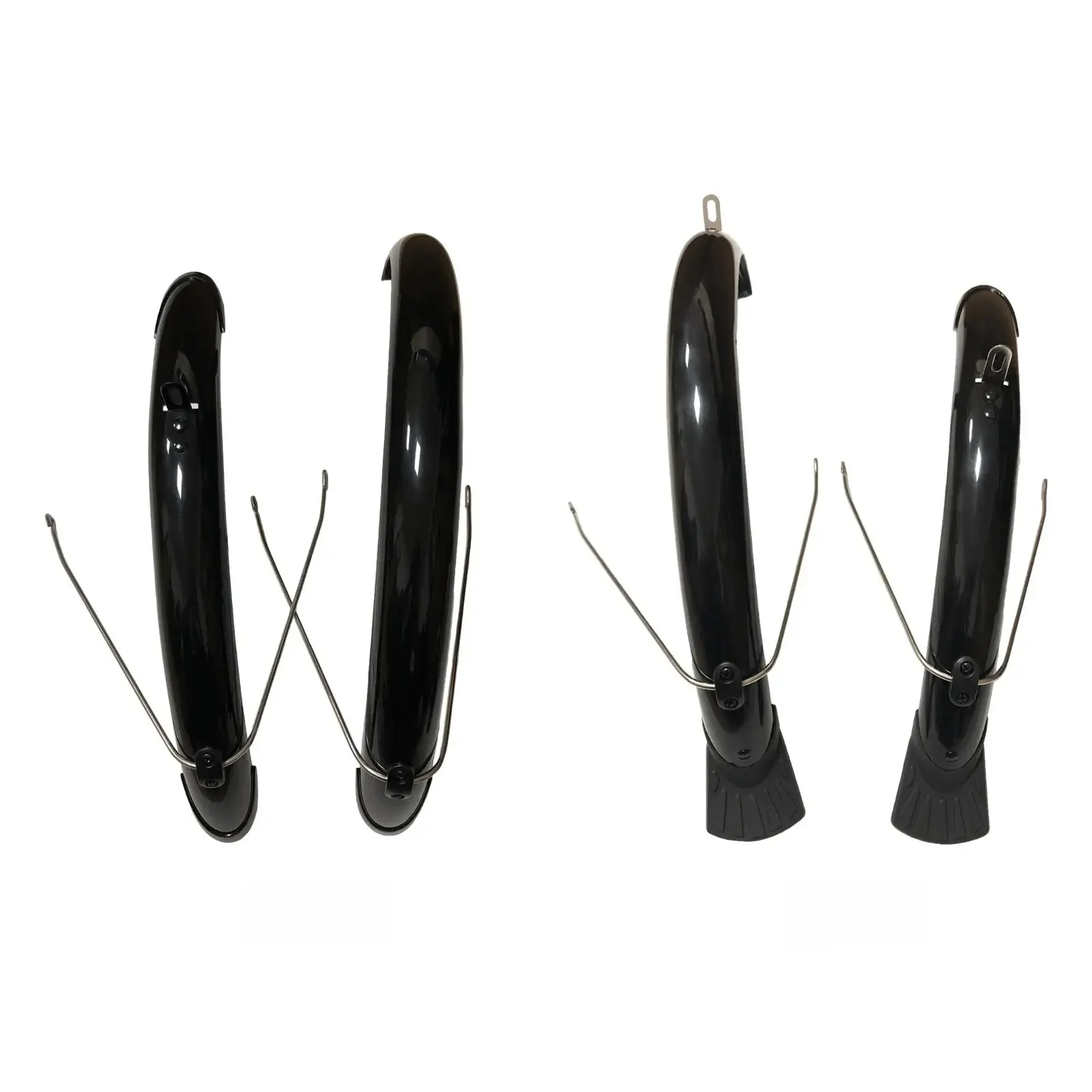 AliExpress perfeclan Folding Bike Fenders for 20 inch Wheel Black Wheel Protector Sturdy Replacement Bike Mudguards Bicycle Mudflaps Front and Rear