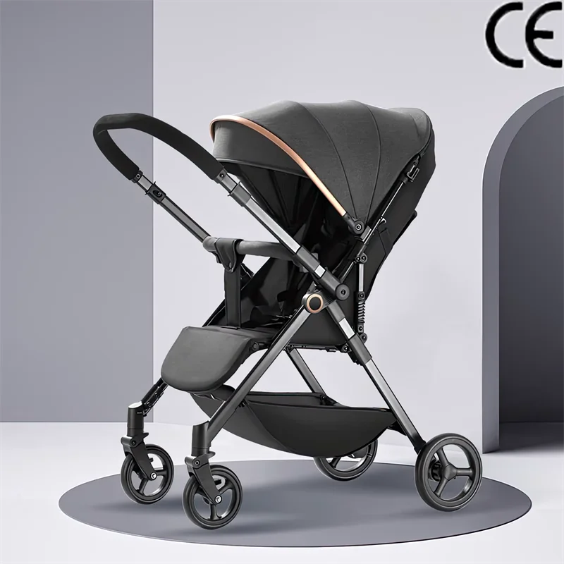 Baby Carriage,Bi-directional ultra light free high landscape oven wheel shock absorber baby stroller,baby card