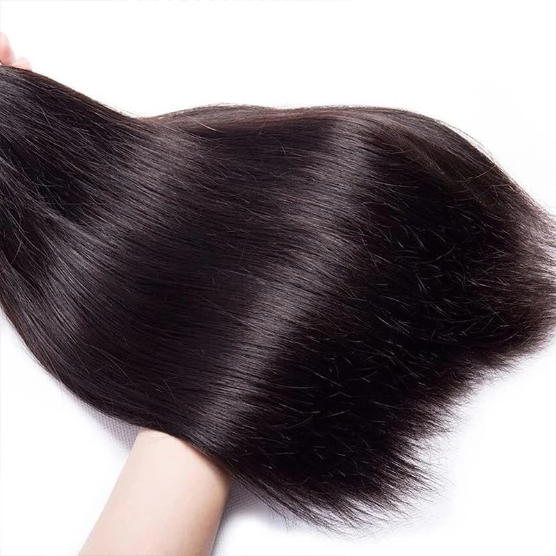 ブラジルの滑らかな自然なヘアエクステンション,バージンヘア,100% 未処理,バッチあたり100g