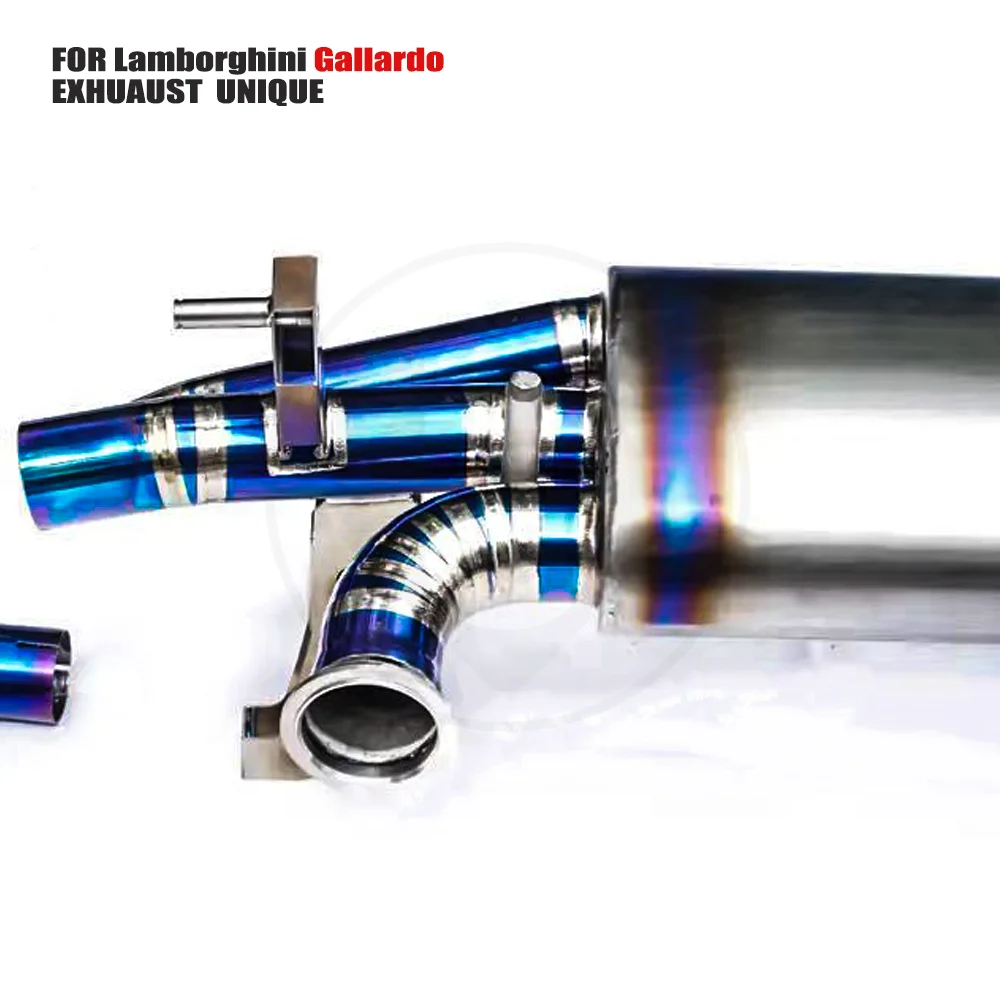 

UNIQUE Titanium Alloy Exhaust Manifold Downpipe Is Suitable ForLamborghini Gallardo LP550 Auto Modification Electronic Valve