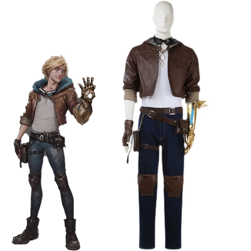 Duży rozmiar wykonany na zamówienie LOL Prestige Psyops Ezreal przebranie na karnawał gra jednolite Halloween garnitury stroje Anime dostosowany krawiec